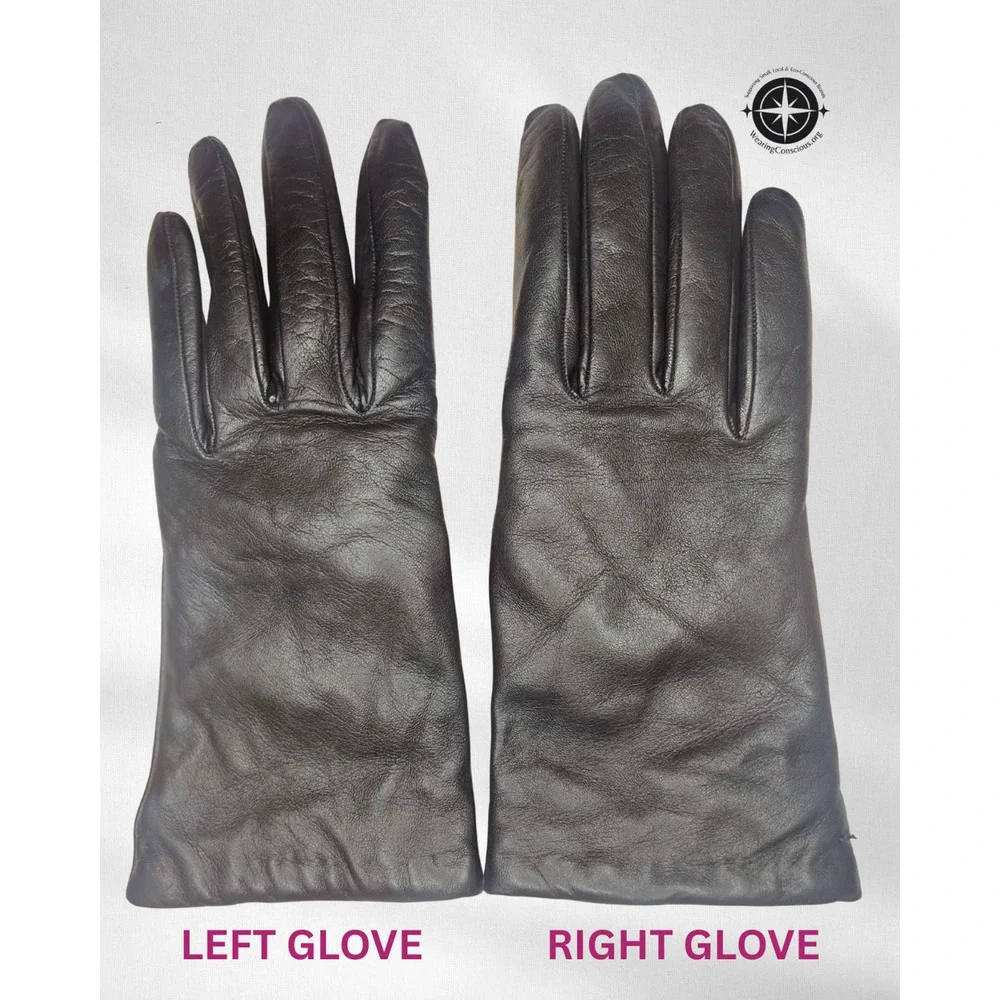 Cashmere Lined Italian Leather Gloves